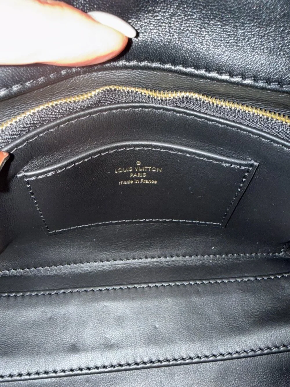 Brand New Louis Vuitton GO-14 MM (Model M23569) Black/Pink